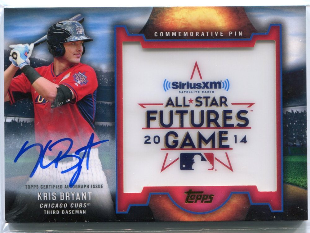 2016 Topps Futures Game Pins Autographs #FGPAKB Kris Bryant
