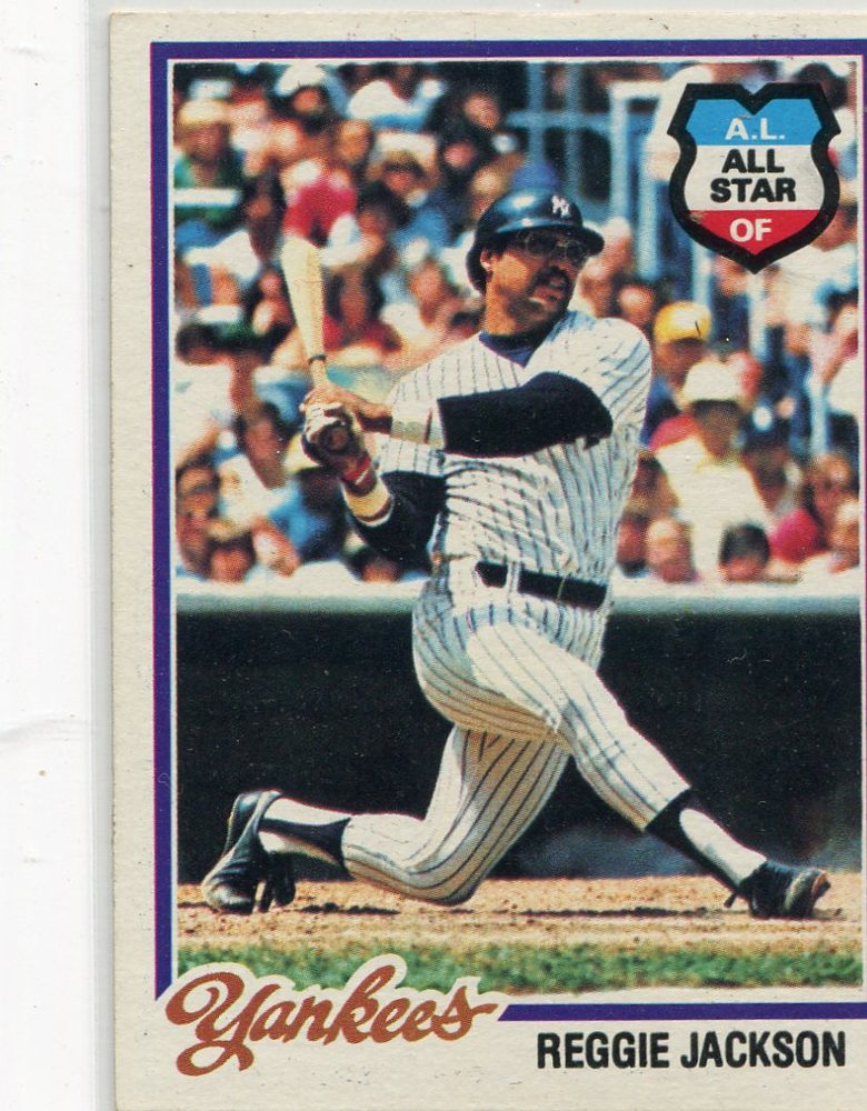 1978 Topps #200 Reggie Jackson -- Hall of Famer