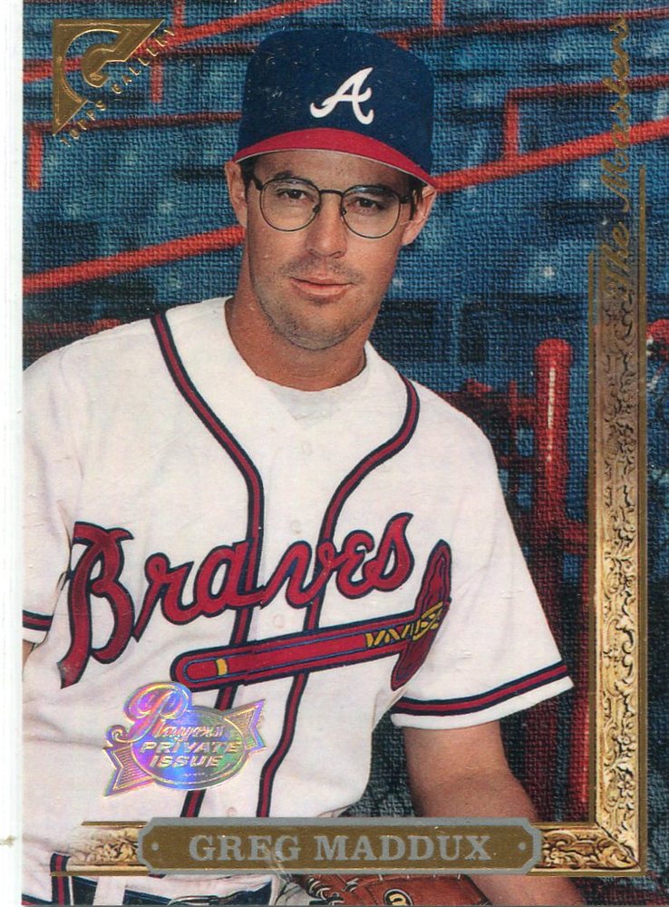 1996 Topps Gallery Players Private Issue #145 Greg Maddux