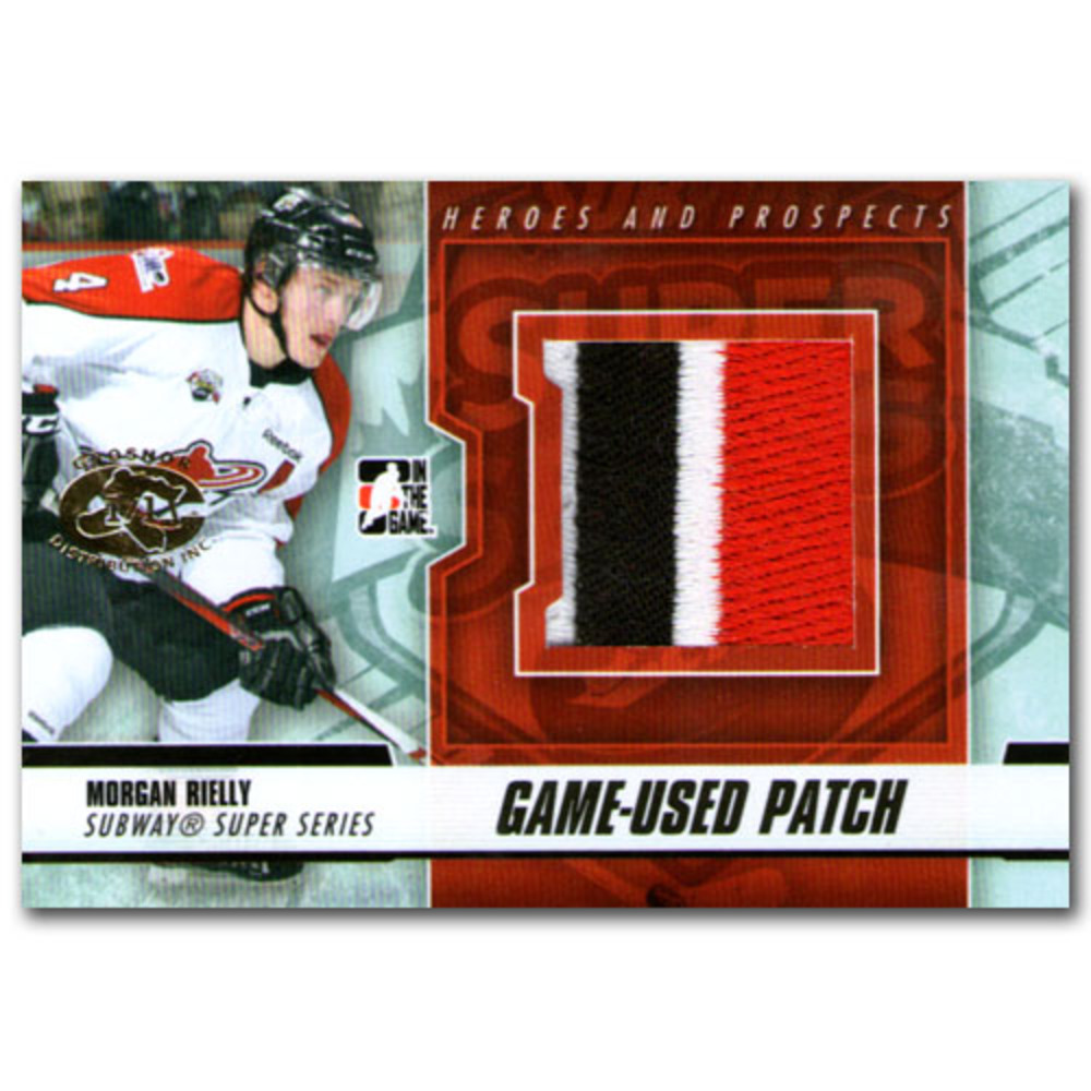 Morgan Rielly (Toronto Maple Leafs) In the Game Heroes and Prospects Game-Used Patch Card