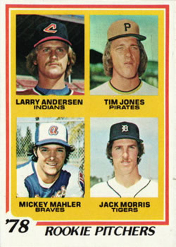 1978 Topps #703 Rookie Pitchers Jack Morris Rookie Card