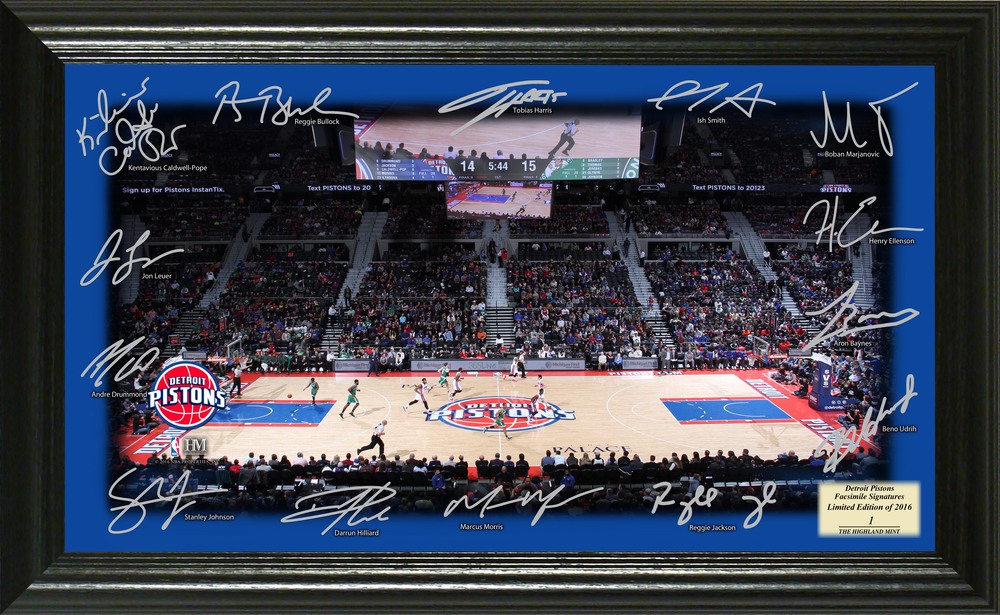 Serial #1! Detroit Pistons Signature Court