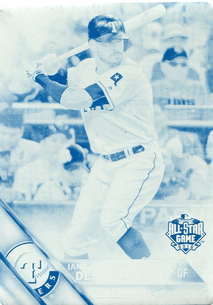 2016 Topps Update Printing Plates Cyan #US23 Ian Desmond AS