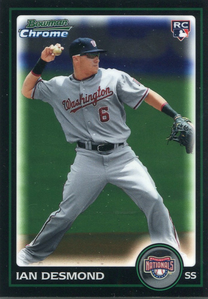 2010 Bowman Chrome Draft #BDP14 Ian Desmond (RC)