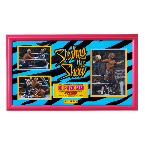 Dolph Ziggler SIGNED World Heavyweight Championship Plaque (#1 of 500)
