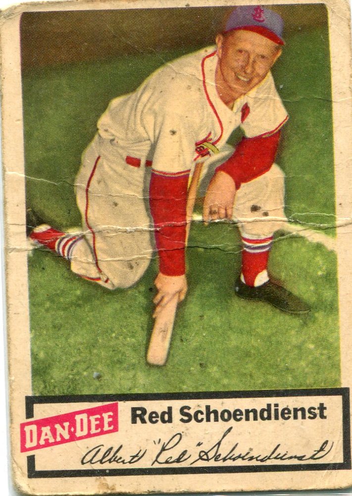 1954 Dan-Dee #22 Red Schoendienst