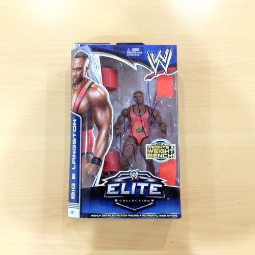 SIGNED Big E Elite Series 26 Action Figure