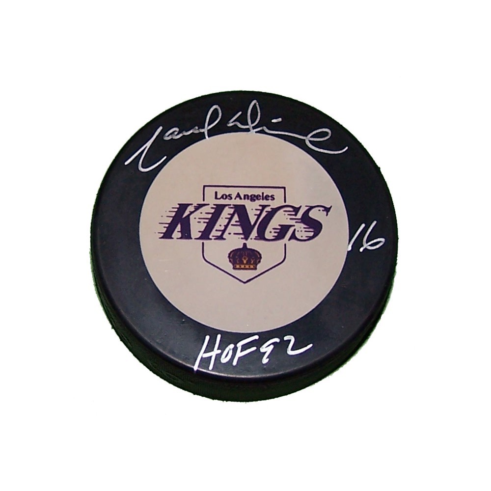 Marcel Dionne Autographed Los Angelas Kings Puck