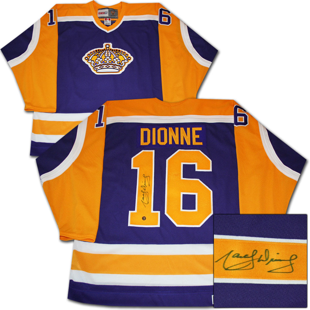 Marcel Dionne Autographed Los Angeles Kings Jersey
