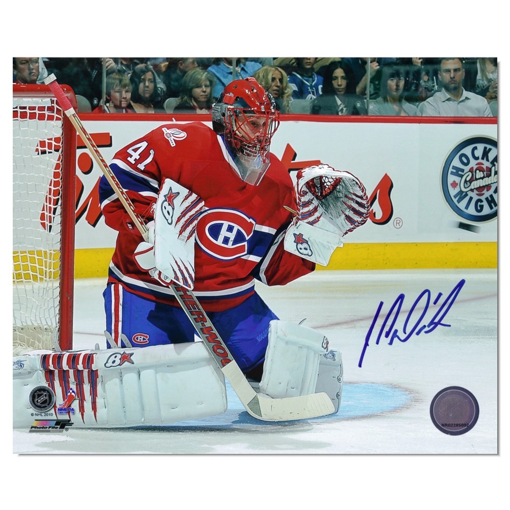 Jaroslav Halak Autographed Montreal Canadians 8x10 Photo