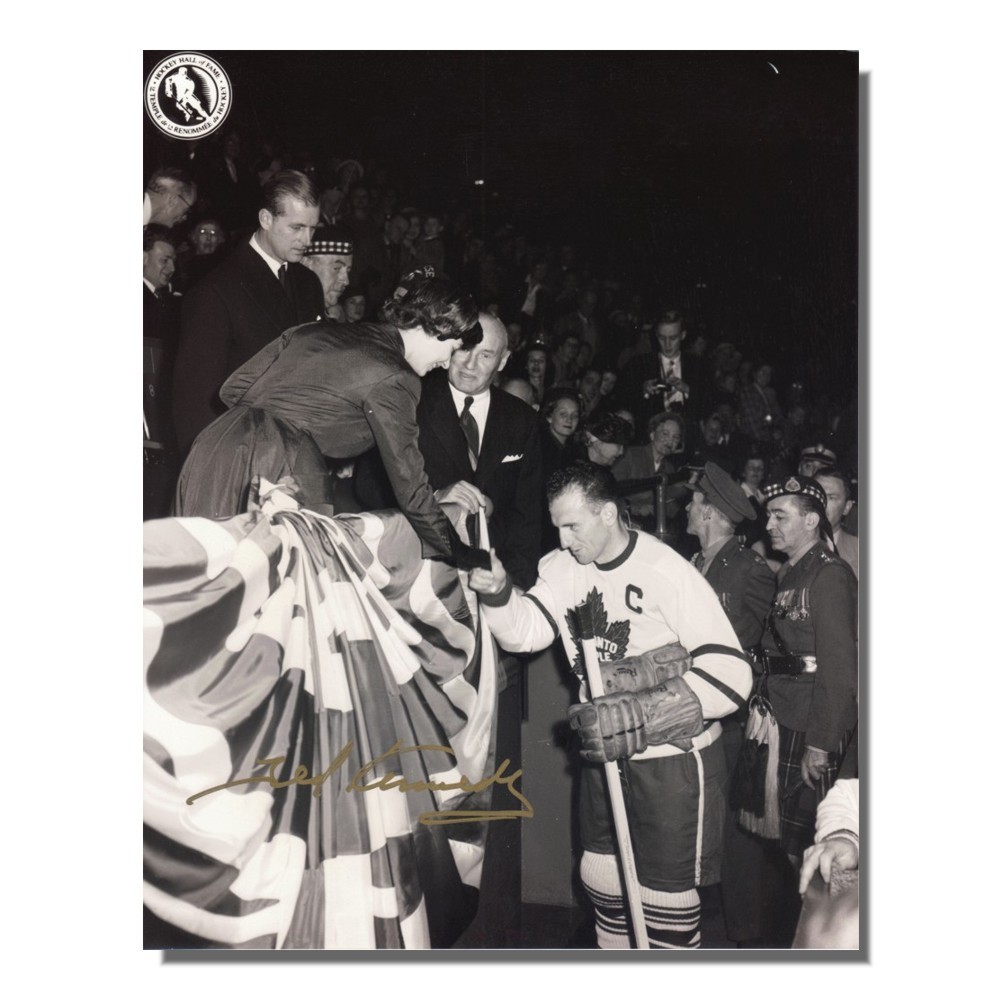 Ted Kennedy (deceased) Autographed Vintage Toronto Maple Leafs 8x10 Photo