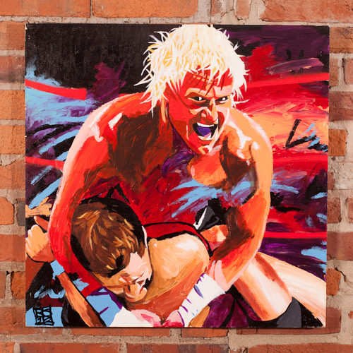 Dolph Ziggler Champions Collection Painting by Rob Schamberger
