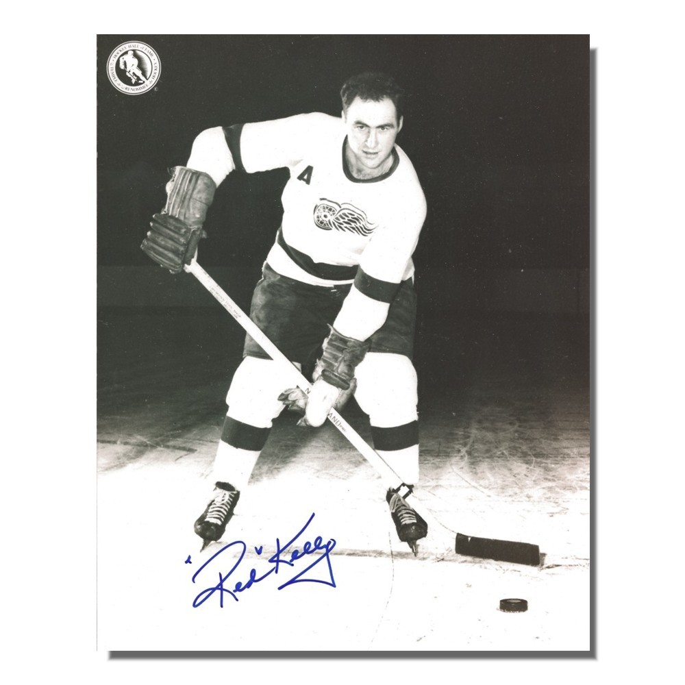 Red Kelly Autographed Detroit Red Wings 8x10 Photo