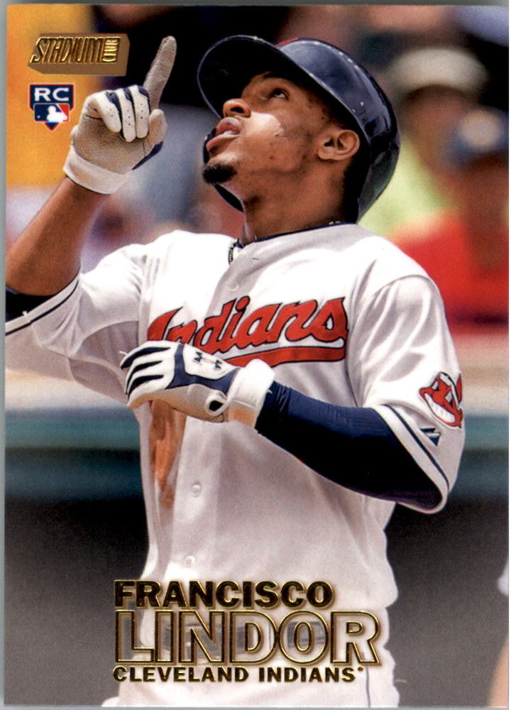 2016 Stadium Club Gold #42 Francisco Lindor