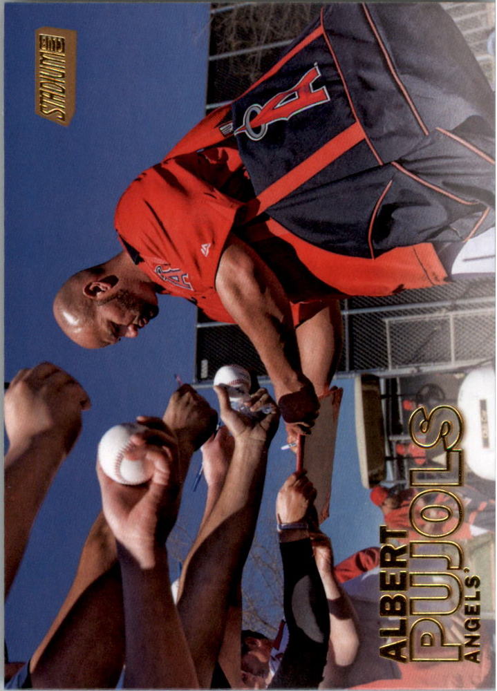 2016 Stadium Club Gold #152 Albert Pujols