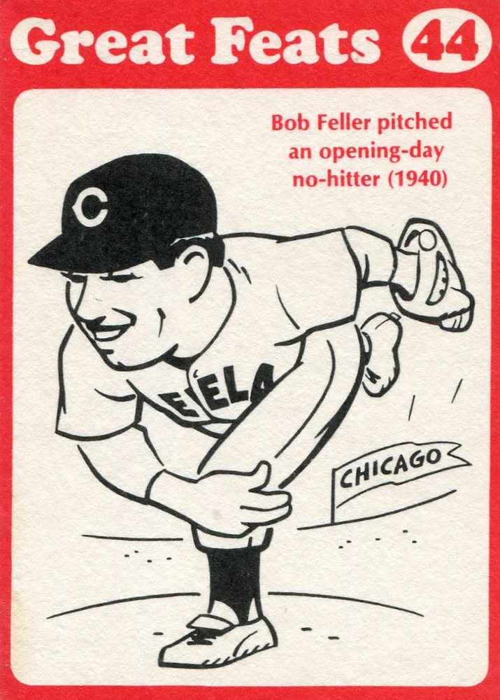 1972 Laughlin Great Feats #44 Bob Feller
