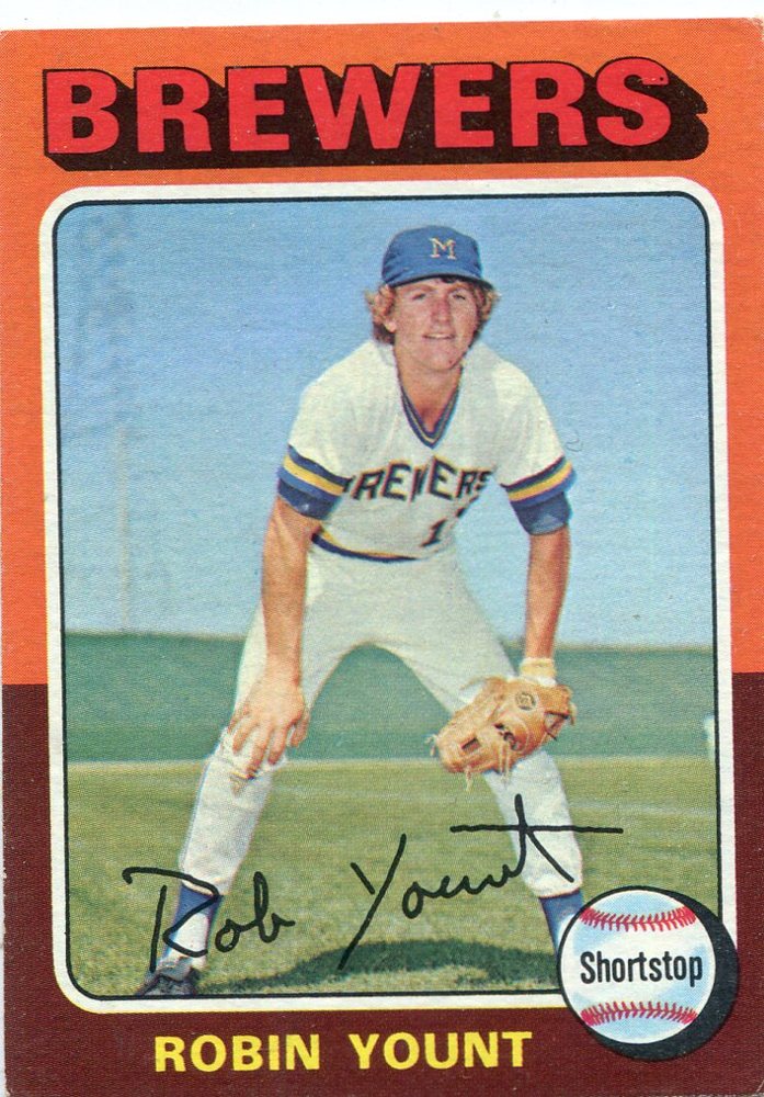1975 Topps #223 Robin Yount Rookie Card Hall of Famer