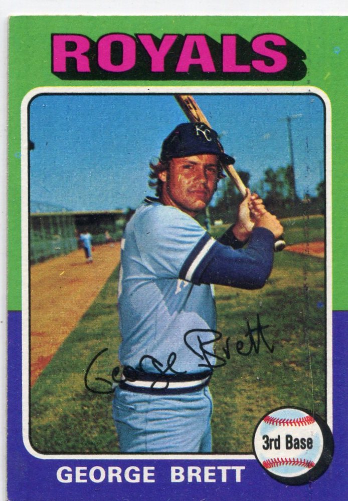 1975 Topps #228 George Brett Rookie Card Hall of Famer