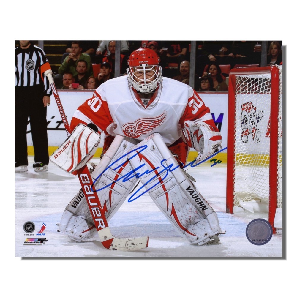 Chris Osgood Autographed Detroit Red Wings 8x10 Photo