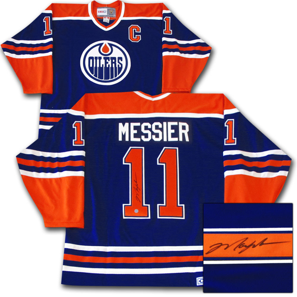 Mark Messier Autographed Edmonton Oilers Jersey