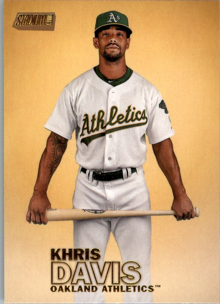 2016 Stadium Club Gold #278 Khris Davis