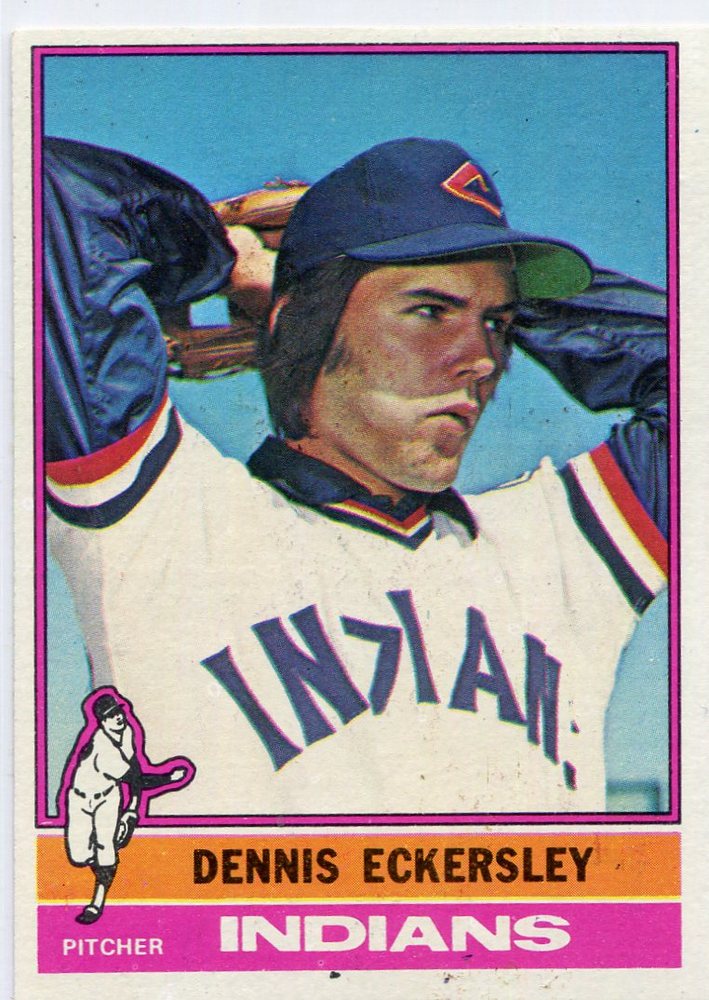 1976 Topps #98 Dennis Eckersley Rookie Card Hall of Famer