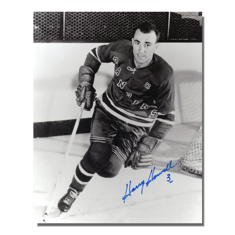 Harry Howell Autographed New York Rangers 8x10 Photo