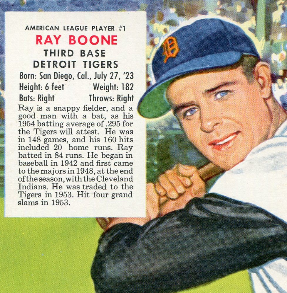 1955 Red Man #AL1 Ray Boone