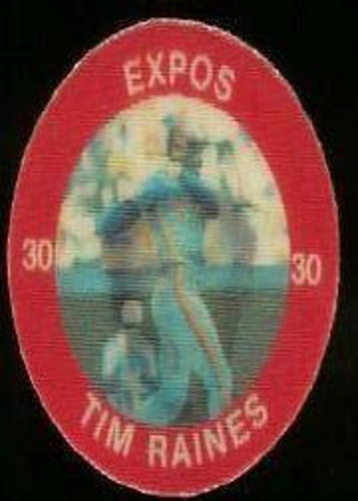 1984 Seven-Eleven Coins #E20 Tim Raines