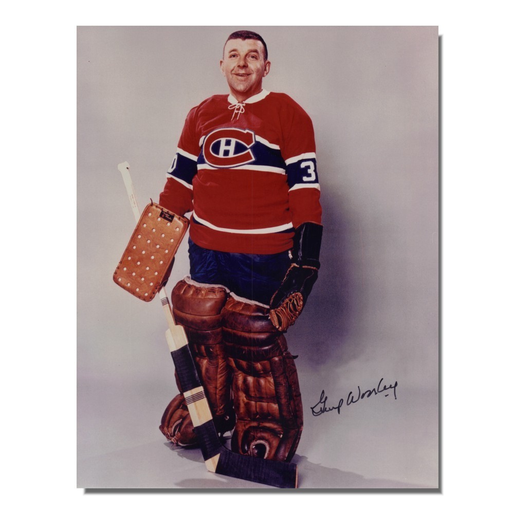 Gump Worsley (deceased) Autographed Montreal Canadiens 8x10 Photo