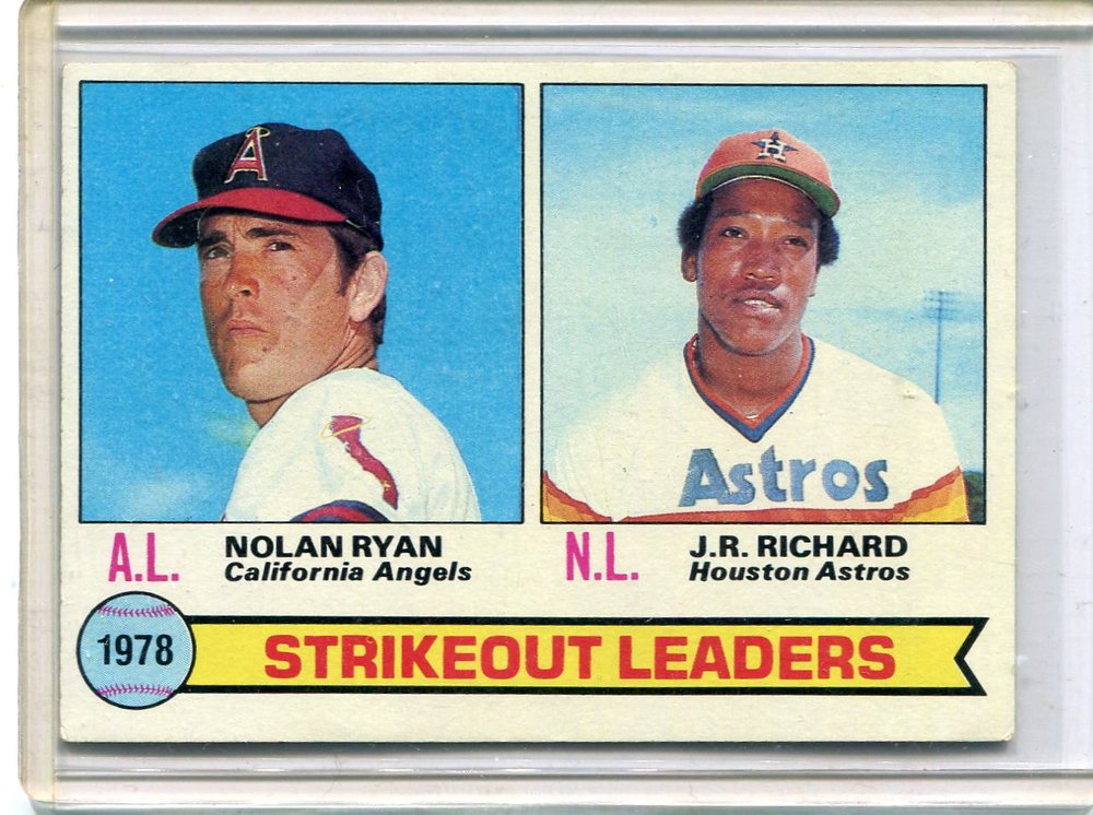 1979 Topps #6 Strikeout Leaders/Nolan Ryan/J.R. Richard