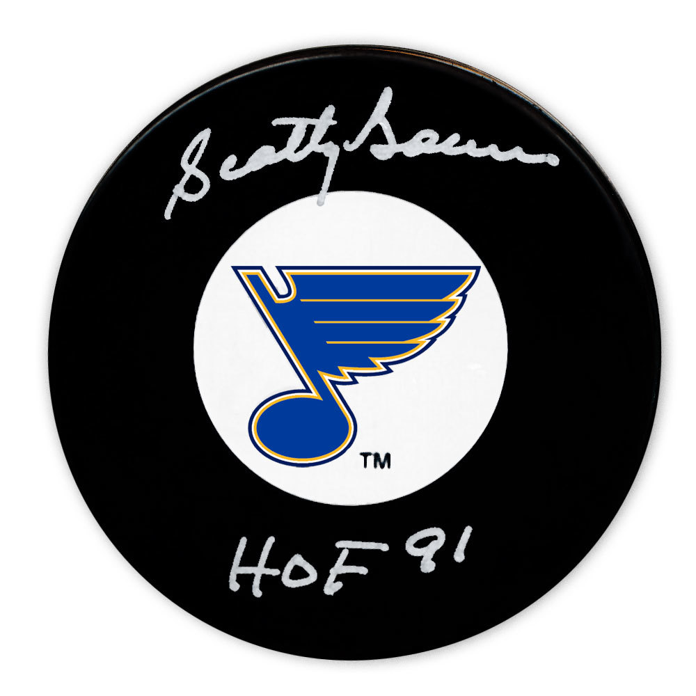 Scotty Bowman St. Louis Blues HOF Autographed Puck