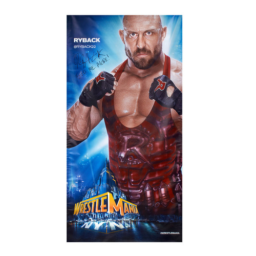Ryback SIGNED WrestleMania 29 Superstore Wall Art