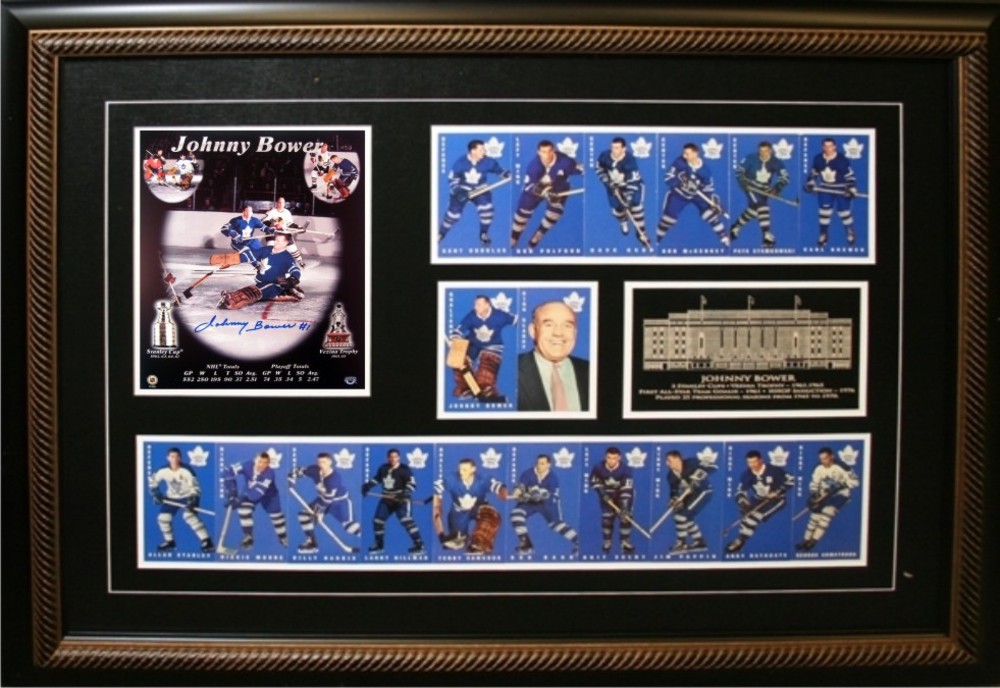 Johnny Bower - Signed & Framed 8x10