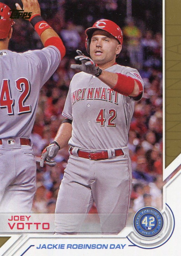 2017 Topps Jackie Robinson Day #JRD29 Joey Votto