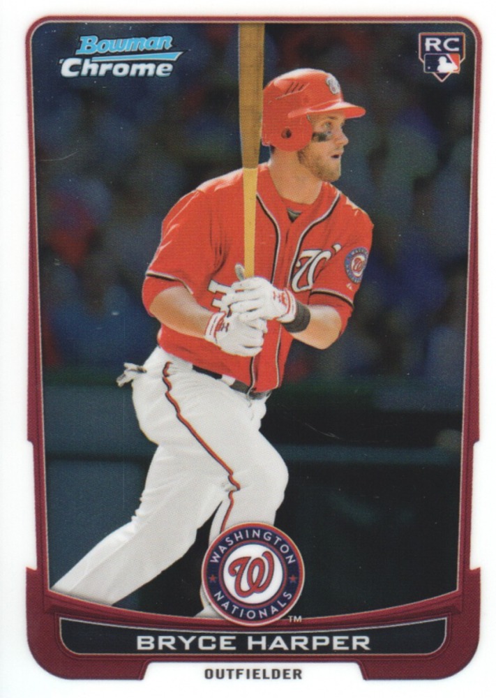 2012 Bowman Chrome Draft #10 Bryce Harper RC