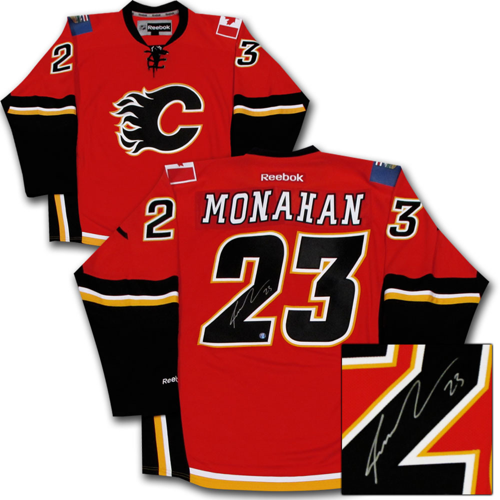 Sean Monahan Autographed Calgary Flames Jersey
