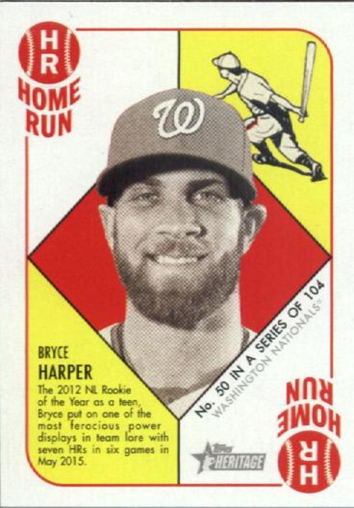 2015 Topps Heritage '51 Collection #50 Bryce Harper
