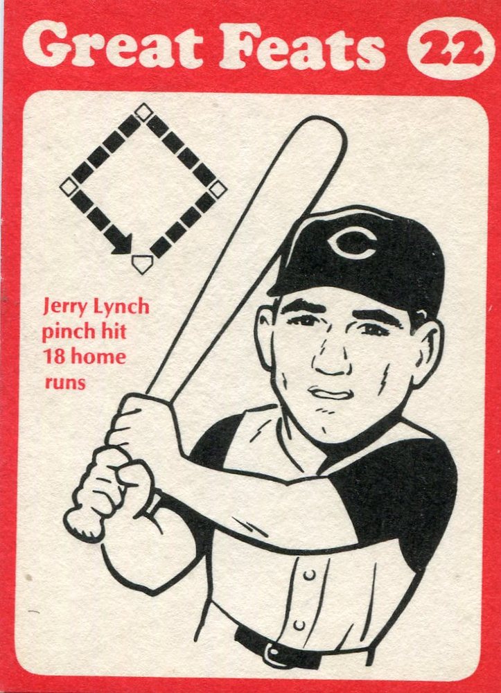 1972 Laughlin Great Feats #22 Jerry Lynch
