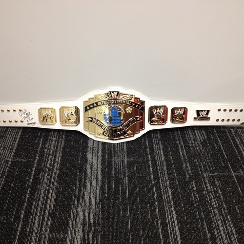 Dolph Ziggler SIGNED Intercontinental Championship Replica Title