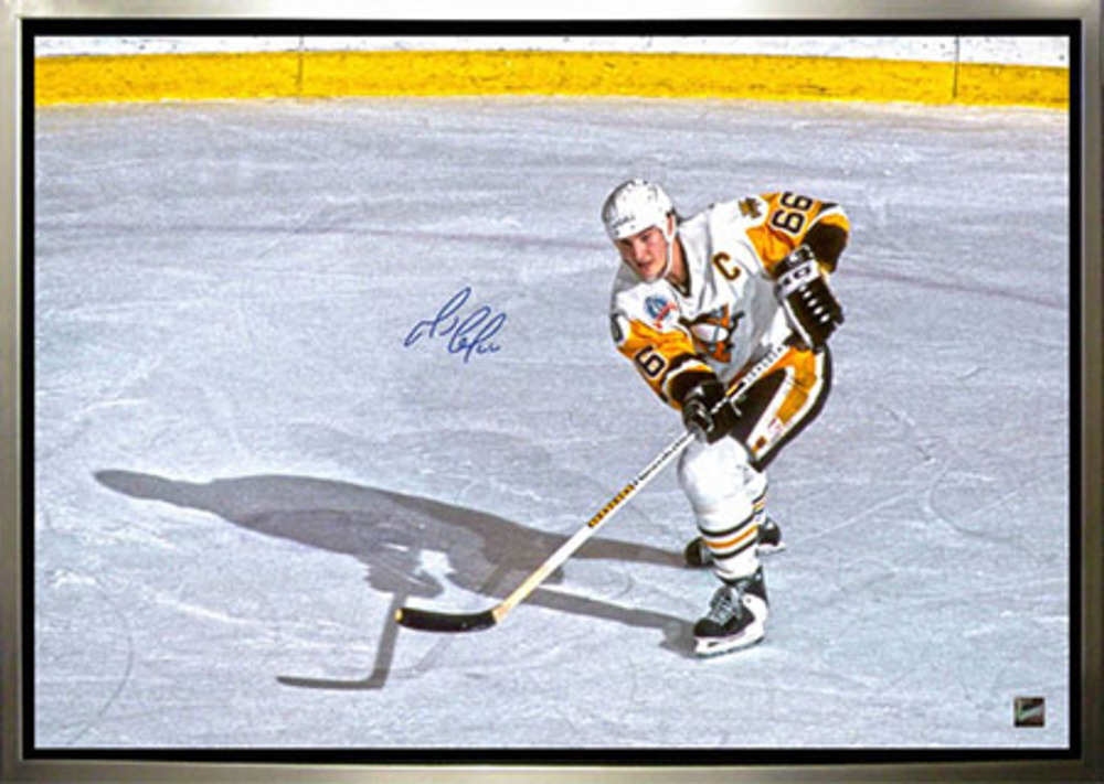 Mario Lemieux - Signed & Framed 24x35