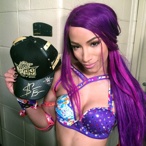Sasha Banks SIGNED Legit Boss Hat