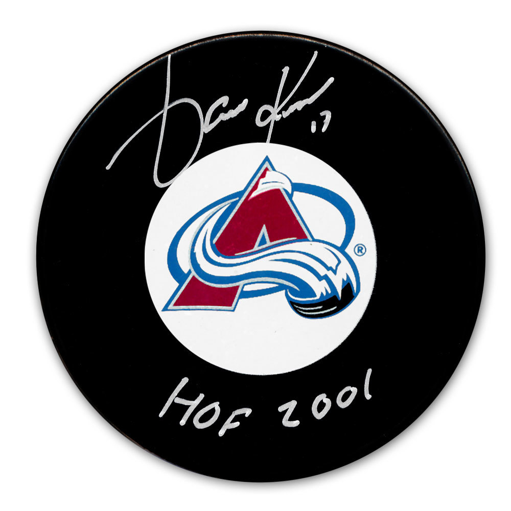 Jari Kurri Colorado Avalanche HOF Autographed Puck