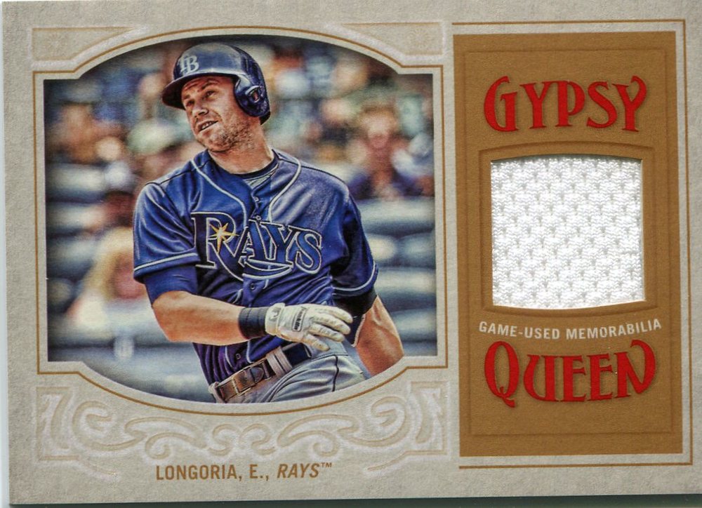 2016 Topps Gypsy Queen Relics Evan Longoria game-worn jersey