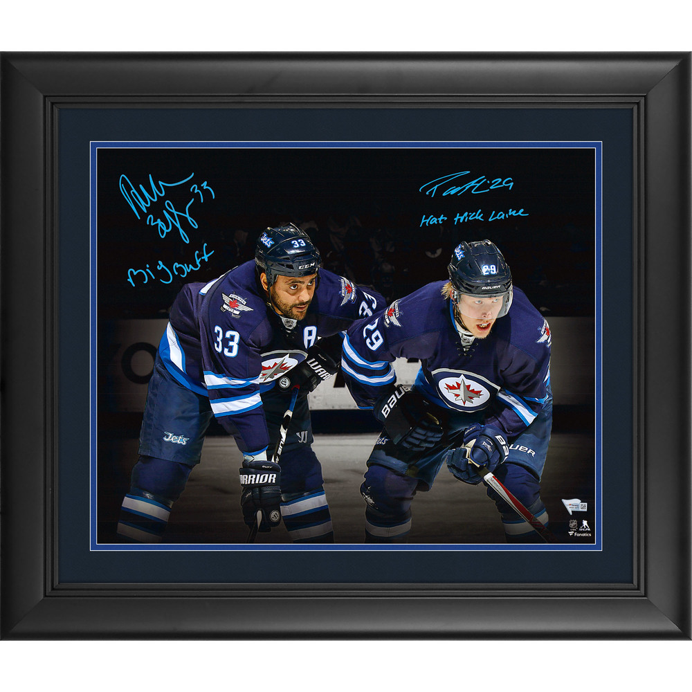 Patrik Laine & Dustin Byfuglien Winnipeg Jets Framed Autographed 16