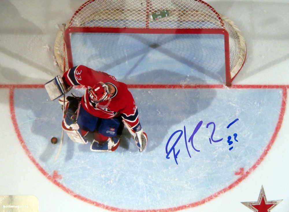 Patrick Roy Autographed Montreal Canadiens 8x10 Aerial Photo