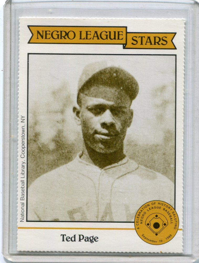 1988 Negro League Duquesne Light Co. #15 Ted Page