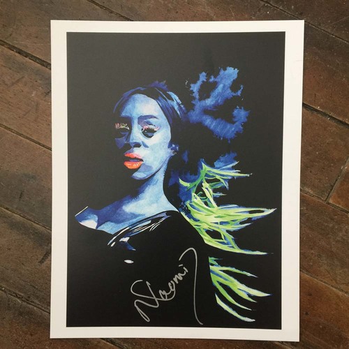 Naomi SIGNED 11 x 14 Rob Schamberger Print