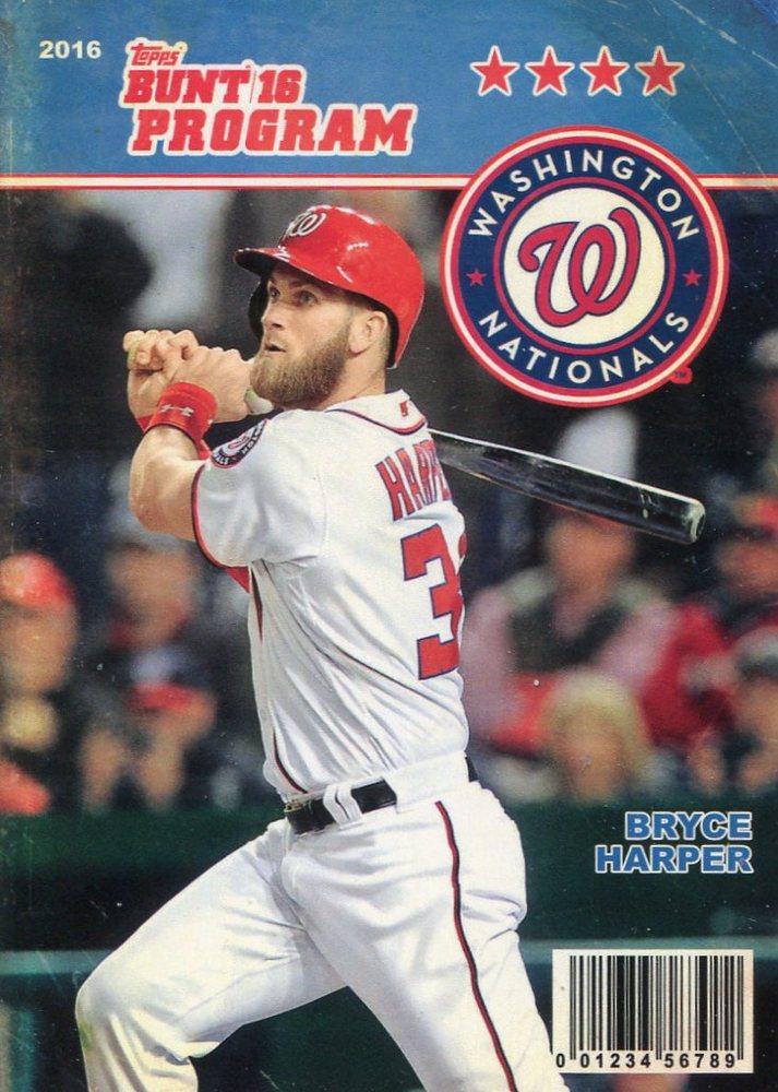 2016 Topps Bunt Programs #P27 Bryce Harper
