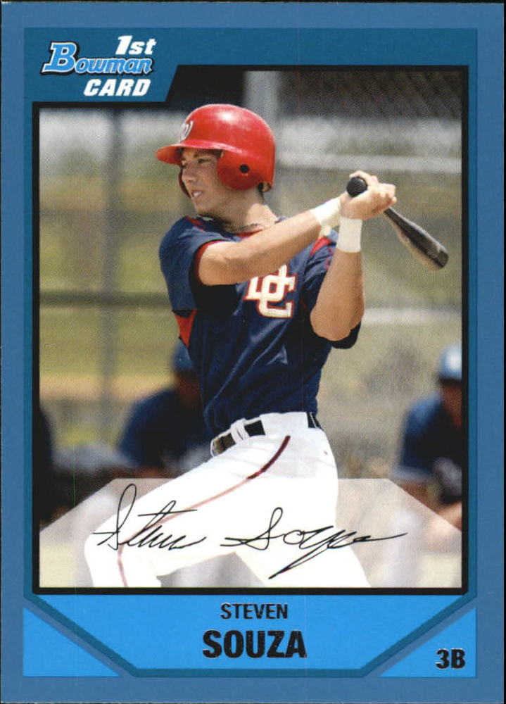 2007 Bowman Draft Draft Picks #BDPP35 Steven Souza